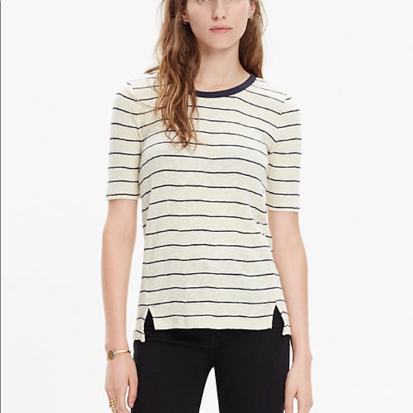 Madewell Tops - 💚 3 for $10: Madewell soundcheck ringer tee medium